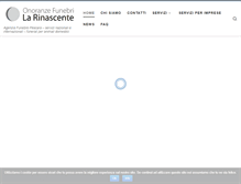 Tablet Screenshot of oflarinascente.com